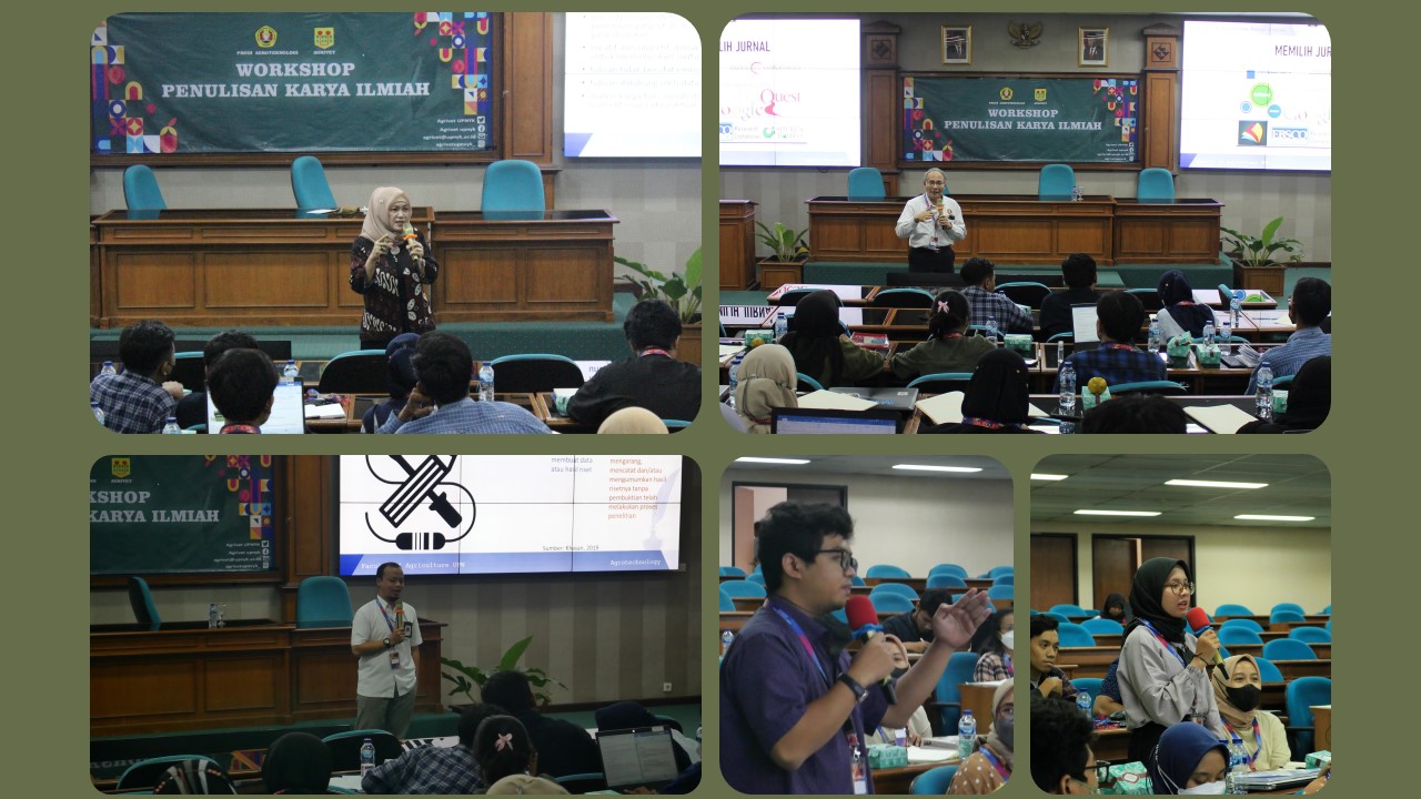 Prodi Agroteknologi melaksanakan Workshop Penulisan Karya Ilmiah