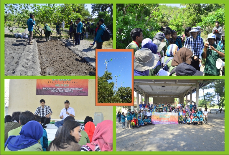 Kegiatan Sttudi Lapangan Mahasiswa, Prodi Agroteknologi,, Fakultas Pertanian, Tentang Pemanfaatan Lahan Pasir Pantai dan Pembuatan Biogas